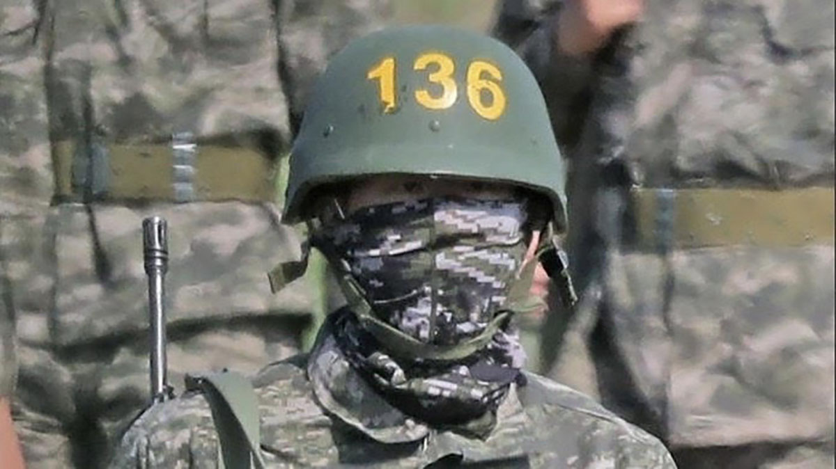 Se filtraron impactantes imágenes del coreano Son en el servicio militar