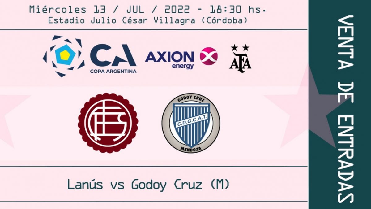 Copa Argentina: la venta de entradas para Godoy Cruz