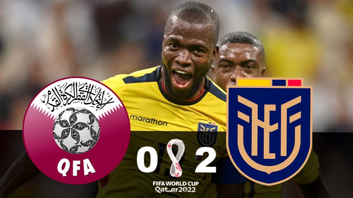 Ecuador le ganó a Qatar en el debut del mundial 