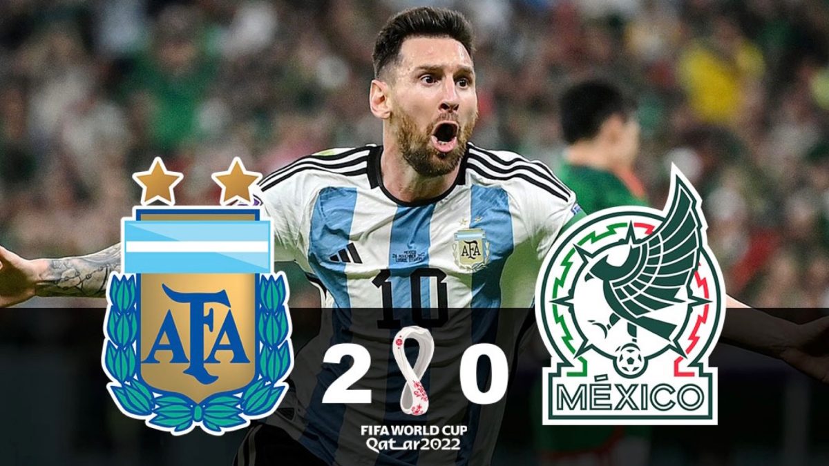 Argentina le ganó 2 a 0 a México en Qatar 2022 