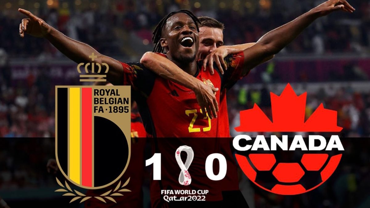 Bélgica le ganó a Canadá en Qatar 2022