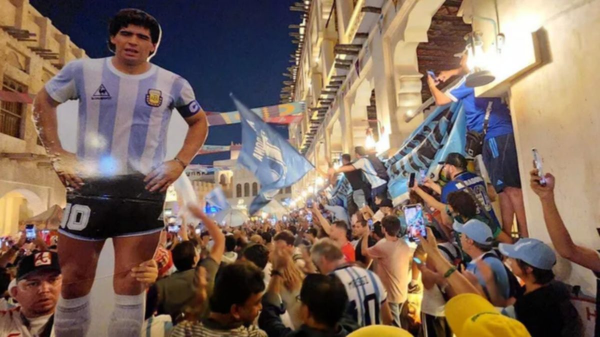 Lo mejor del banderazo de Argentina en Qatar 