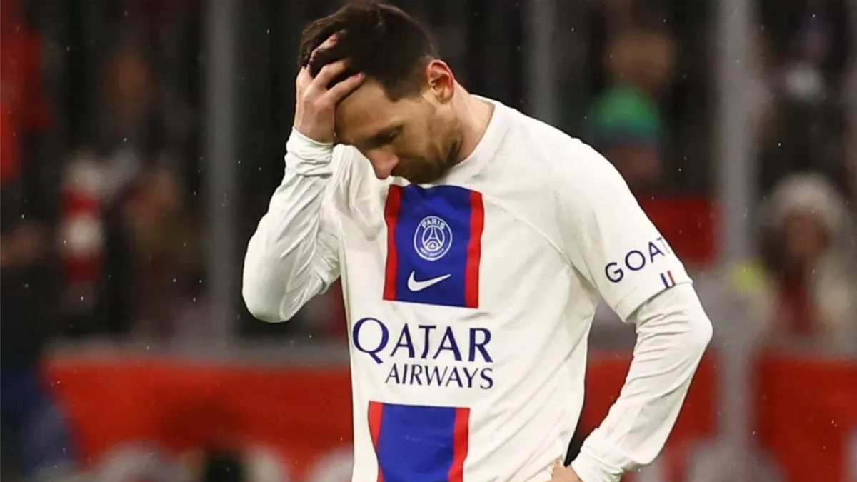 Lionel Messi fue sancionado en PSG
