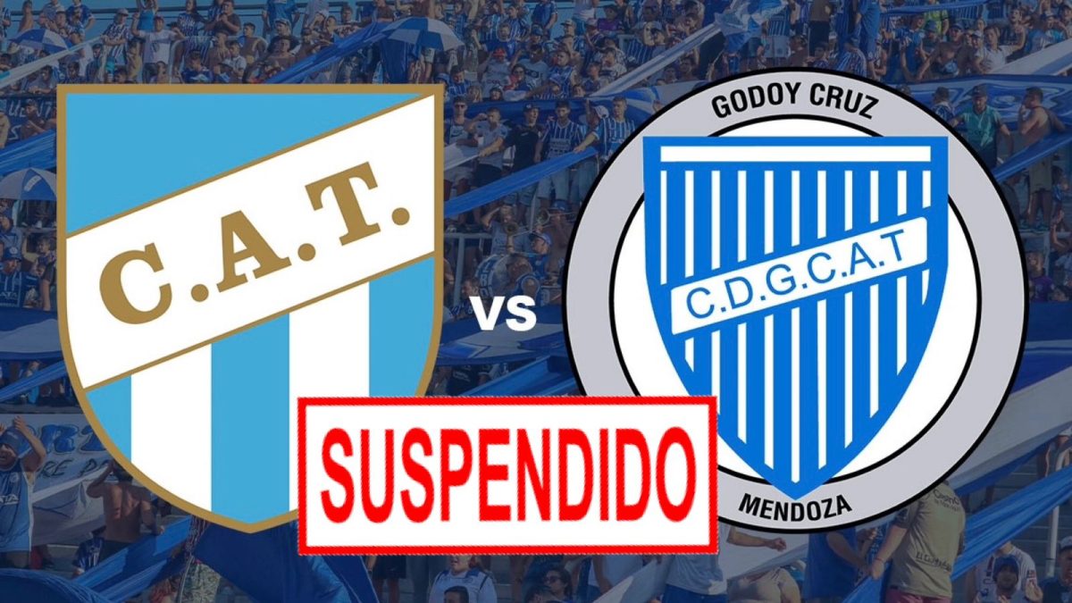 Se suspendió el partido entre Godoy Cruz y Atlético Tucumán