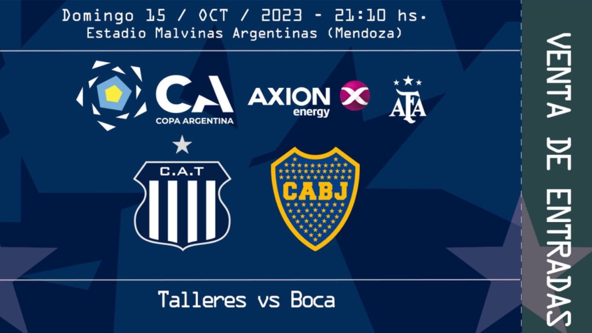 Copa Argentina: los precios de las entradas para Boca y Talleres