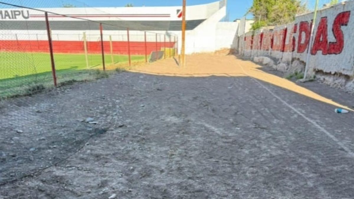 Maipú comenzó las obras en el estadio Omar Sperdutti